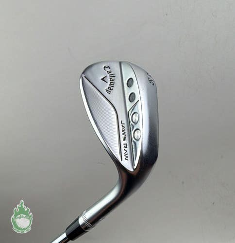 Right Handed Callaway Jaws Raw Z Grind Wedge 58*-08 Wedge Flex Steel Golf Club