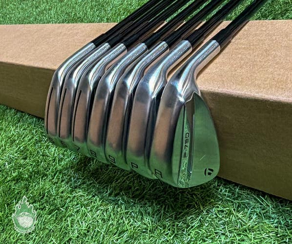 Used RH 2025 TaylorMade P-790 Irons 5-PW/AW 65g Regular Flex Graphite Golf Set