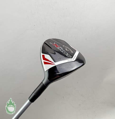 Used RH Callaway X Hot Fairway 5 Wood 18* PXv Regular Flex Graphite Golf Club