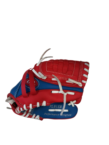 Used Rawlings PLAYER SERIES BB/SB Glove T-ball Red 9" 11859-S000034755