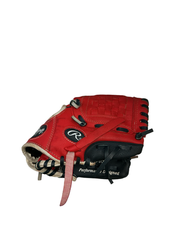 Used Rawlings PLAYER SERIES BB/SB Glove T-ball Red 9 1/2" 11859-S000034756