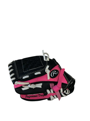 Used Rawlings PLAYER SERIES BB/SB Glove T-ball Black 9" 11859-S000034758