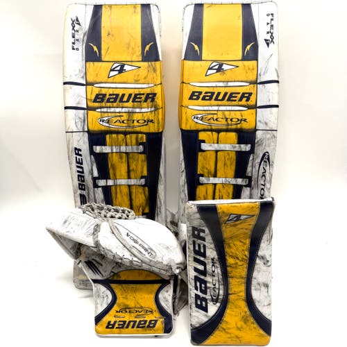 Used - Bauer Supreme Shadow (Skinned Vintage Bauer Reactor) Size 35 Large Full Set - RH2483