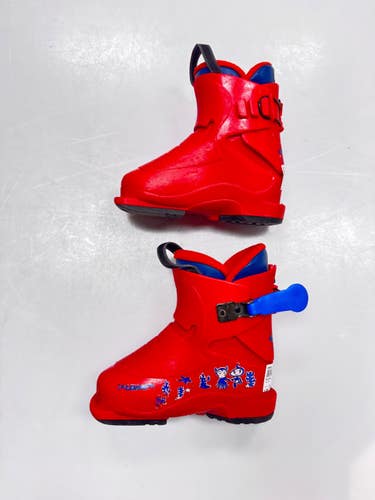 Used Salomon SKI Boys DH Ski Boot Red 170 MP - Y10 11860-S000317738