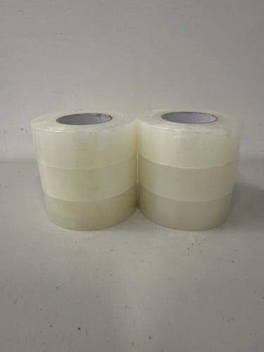 Basic Premium Clear Shin Guard Tape 6 Pack (New)