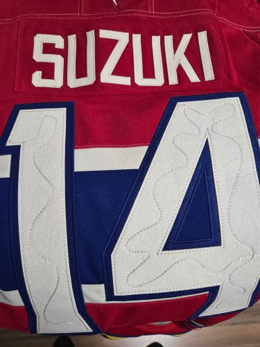 AUTHENTIC FANATICS 2026 HERITAGE CLASSIC MONTREAL CANADIENS SUZUKI JERSEY