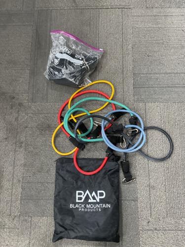 Used RESISTANCE BAND KIT Resistance Tube Black Light 11614-S000246586