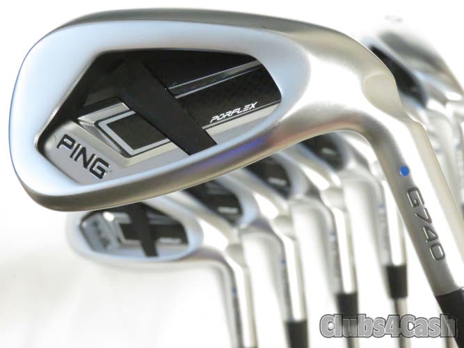 PING G740 Irons Blue Dot True Temper Dynamic Gold Mid 100 S300 5-P+U  +1/2" TALL