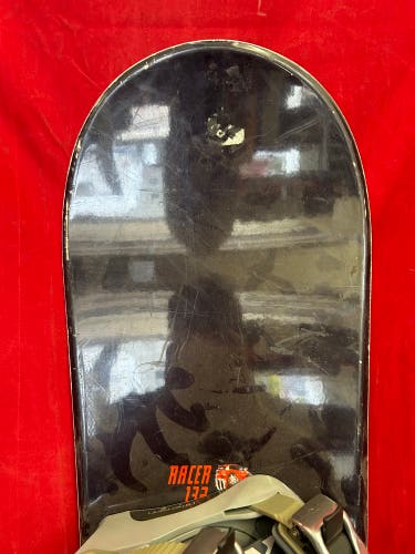 Snowboard: LTD racer 133cm all mountain directional twin snowboard, 
Bindings: marrow bindings