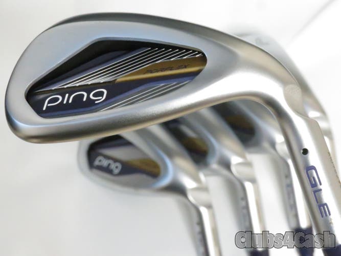 PING Womens G Le4 Irons Black Dot Alta LE Lite Flex 7-P+Sw  LADIES .. CLEAN