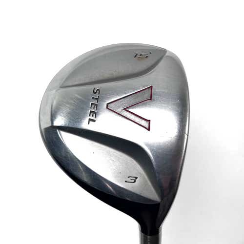 TaylorMade V Steel 3 Fairway Wood 15* True Temper Dynamic Lite Regular RH