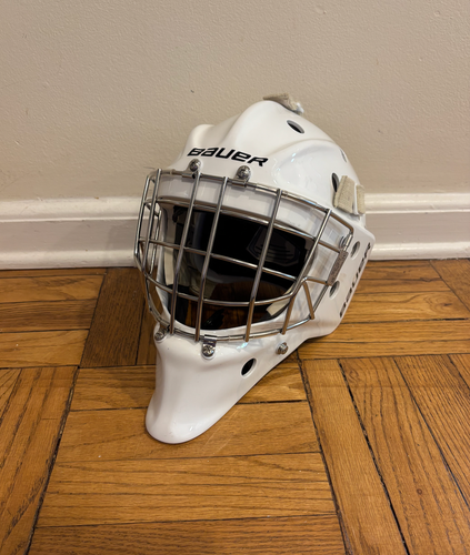White Senior Medium 2022 Bauer Profile 960 Goalie Mask
