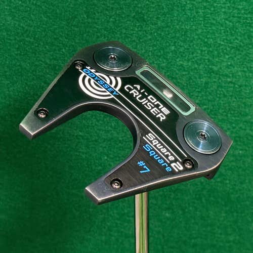 Odyssey Ai-ONE Cruiser Square 2 Square #7 38" Mallet Putter w/SuperStroke & HC