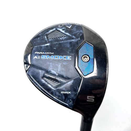 Callaway Paradym Ai Smoke Max 5 Fairway Wood 18* Cypher Fifty 5.5 50g Regular RH