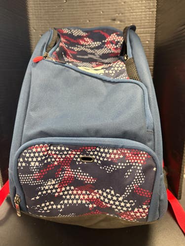 Used Easton GAME READY BB/SB Player Backpack White/Red/Navy 11849-S000045692