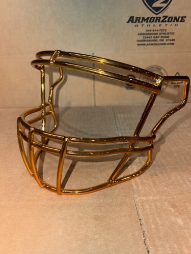 New Riddell Flex SF-2BD Face Mask - Gold Chrome