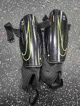 Used Nike CHARGE Soccer Shin Guards Adult Black LG 11849-S000045612
