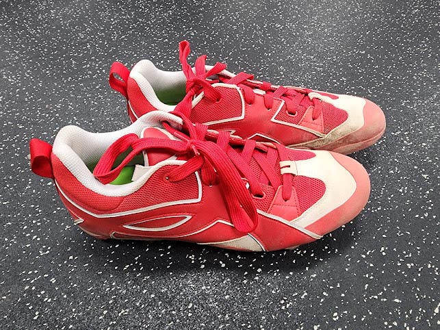 Used Under Armour LEADOFF CLEATS BB/SB Cleats Red Senior 14 11849-S000045654