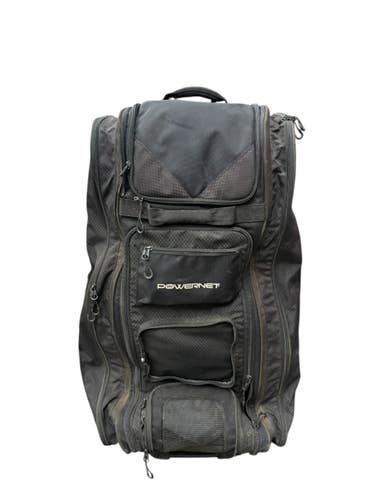 Used Powernet OPTIMUS CATCHERS BAG BB/SB Player Wheeled Bag Black 11835-S000214208