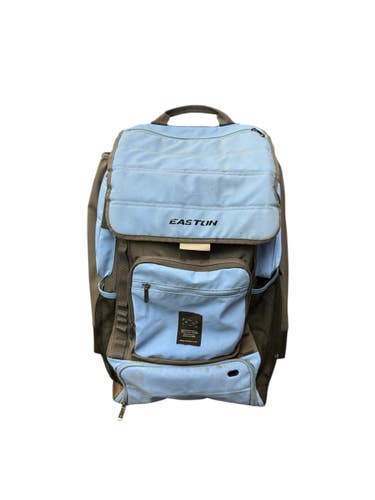 Used Easton THE VOYAGER WHEELED BAG BB/SB Player Wheeled Bag Carolina Blue 11835-S000214241