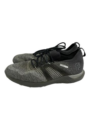 Used Foot Joy HYPERFLEX Mens Golf Shoes Grey Senior 12 11692-S000157689