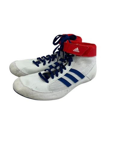Used Adidas HVC Wrestling Shoes White Senior 10 11692-S000159334