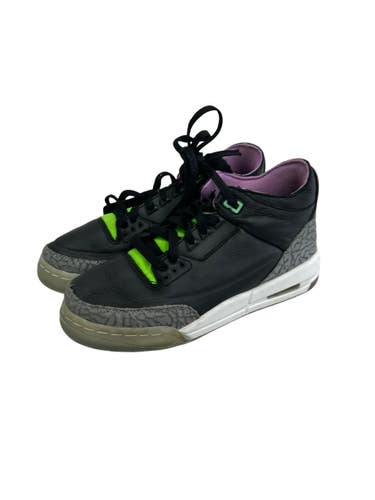 Used Jordan 3 GS Basketball Shoes Y Black Junior 05.5 11692-S000159346