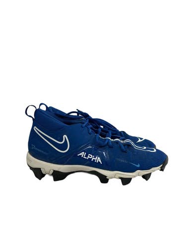 Used Nike ALPHA MENACE 3 SHARK Adult FB Cleats Royal Blue Senior 9 11692-S000159362