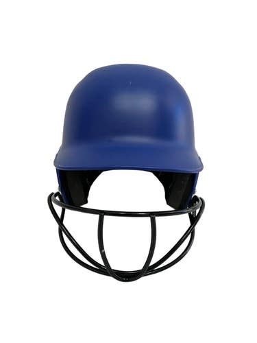Used Adidas BTE00819 Batting Helmet w/Mask Royal Blue One Size 11692-S000159361