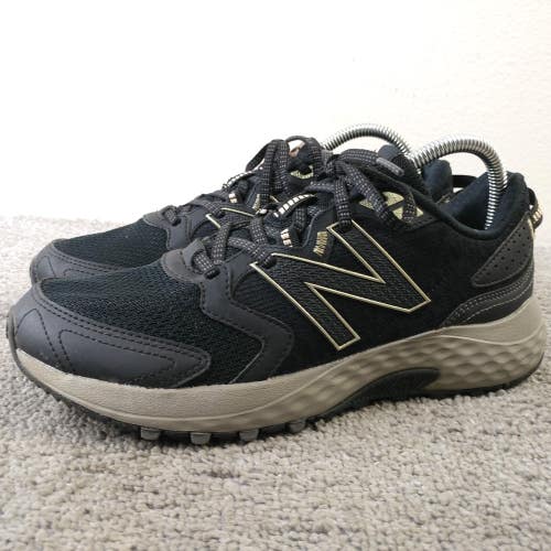 New Balance 410 v7 Trail Running Shoes Womens Size 9 Black WT410LK7 Sneaker