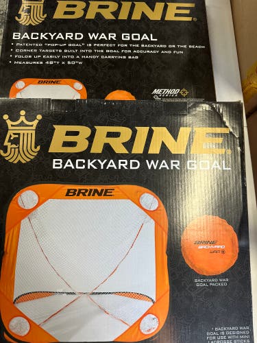2 PACK!! BRINE BACKYARD 4x4 WAR GOAL (New)