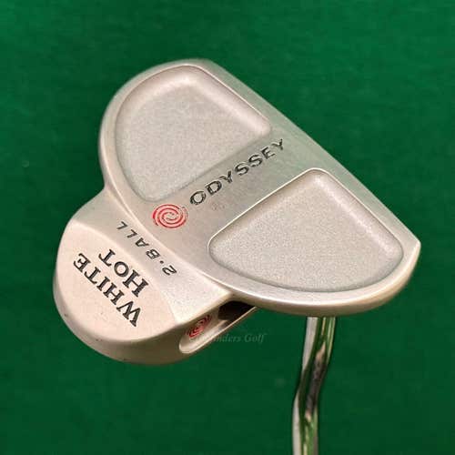 Odyssey White Hot 2-Ball 35.5" Double-Bend Mallet Putter w/SuperStroke