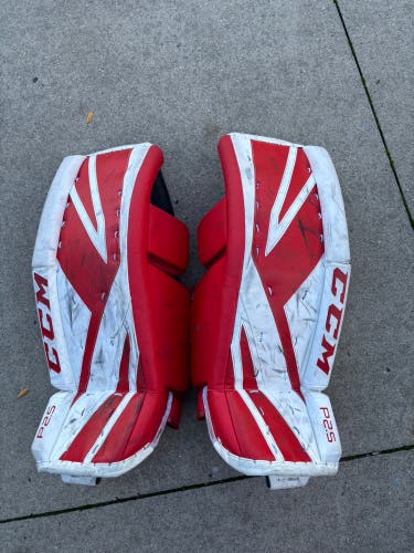 28" CCM Premier P2.5 Goalie Leg Pads (Used)