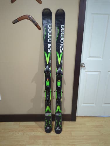Salomon X-Drive 8.0 Titanium Skis, 168cm +Salomon 120 Bindings hybrid profile..
