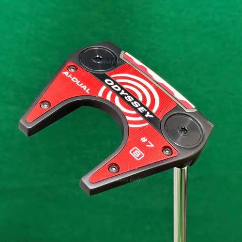Odyssey Ai-DUAL #7 S 36.5" Slant-Neck Mallet Putter SL90 w/SuperStroke