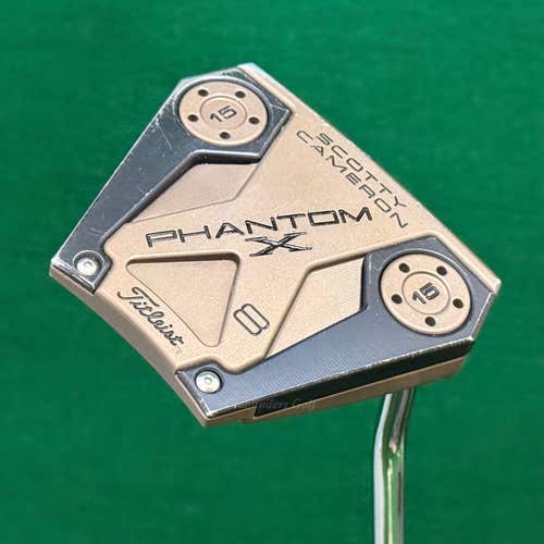Scotty Cameron Phantom X 8 2021 Custom 35" Single-Bend Mallet Putter Titleist