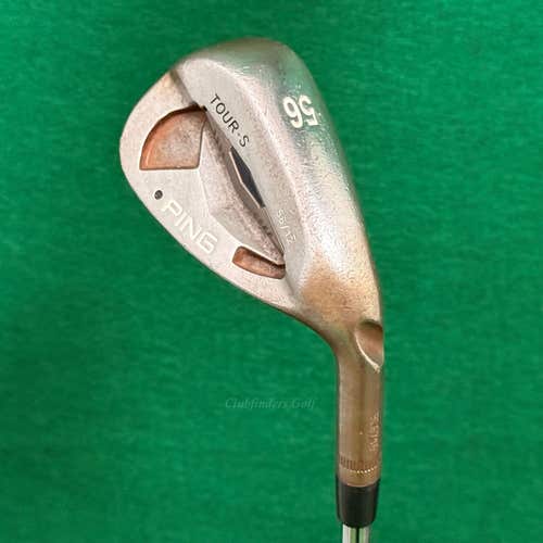 Ping Tour-S Raw Black Dot 56-12 56 Sand Wedge Stepped Steel Wedge Flex