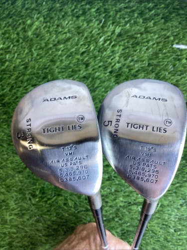 Adams Tight Lies Fairway Woods Set 3 & 5 With Ladies Graphite Shafts