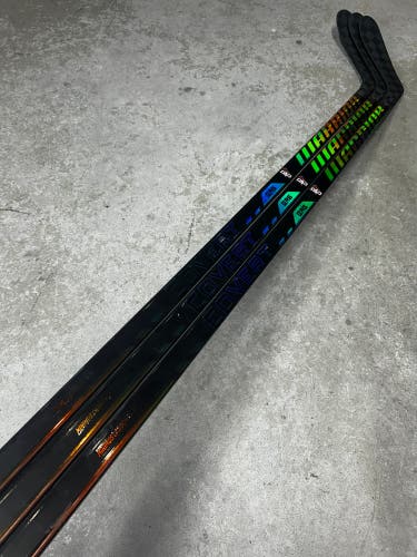 3 PACK 80 Flex P28 Senior Warrior Covert QR6 Pro Left Hand Hockey Stick NHL Pro Stock