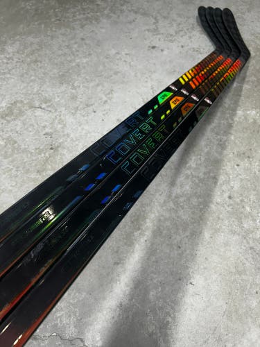 4 PACK 80 Flex P28 Senior Warrior Covert QR6 Pro Left Hand Hockey Stick NHL Pro Stock