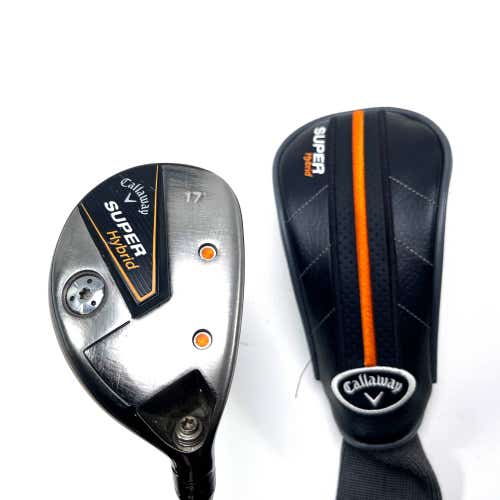 Callaway Super 2 Hybrid 17* Project X Catalyst 6.0 75g Stiff Graphite Mens RH HC