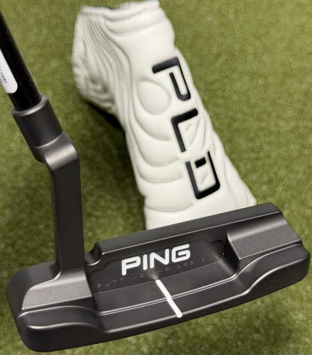 PING 2024 PLD Milled Anser 2 Gunmetal Blade Putter 35" w/ Headcover MINT!