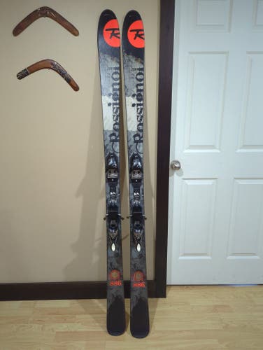 Rossignol S86 all mountain Skis, 186cm + Marker 12 adjustable Bindings. intermediate to advanced.
