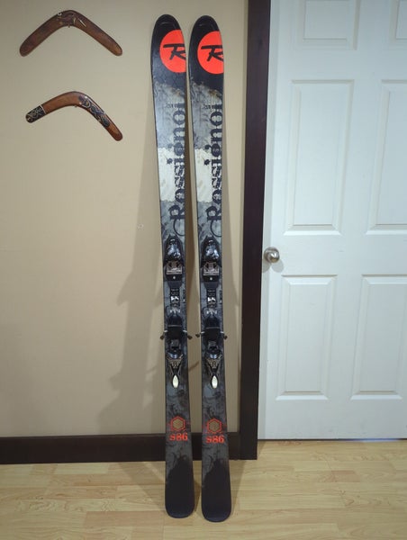 Rossignol S86 all mountain Skis, 186cm + Marker 12 adjustable Bindings. intermediate to advanced.