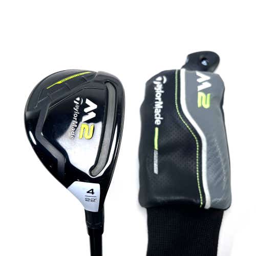 TaylorMade M2 2019 4 Hybrid 22* M2 REAX 75g Stiff Graphite Mens RH HC
