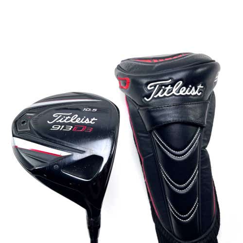 Titleist 913 D3 Driver 10.5* Diamana D+72x5ct Stiff RH HC -1.5''