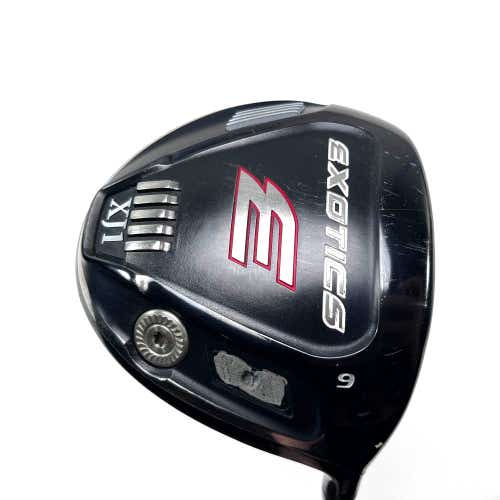 Tour Edge Exotics XJ1 Driver 9* Fujikura Air Speeder Stiff Graphite Mens RH