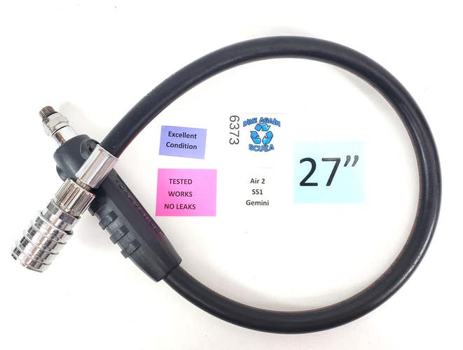 Genuine, OEM Scubapro Air 2 BCD BC Octo Inflator Hose Air Source 27" Scuba Dive