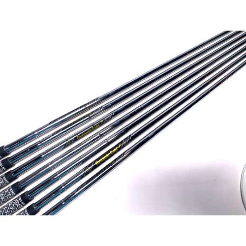 True Temper Dynamic Gold S300 Stiff Iron Set of 7 Shafts 34.25''-37.25'' 0.355
