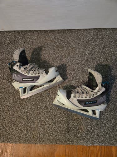 Bauer Reactor 4000 Hockey Goalie Skates Regular Width Size 3 (Used)